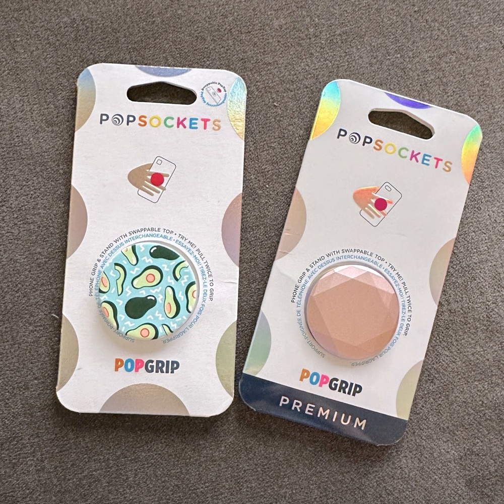 Popsockets - Brand New - Avocado/Pink